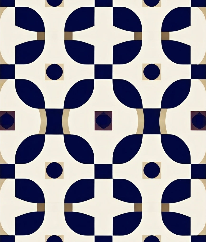 Abstract Geometric Pattern Rug