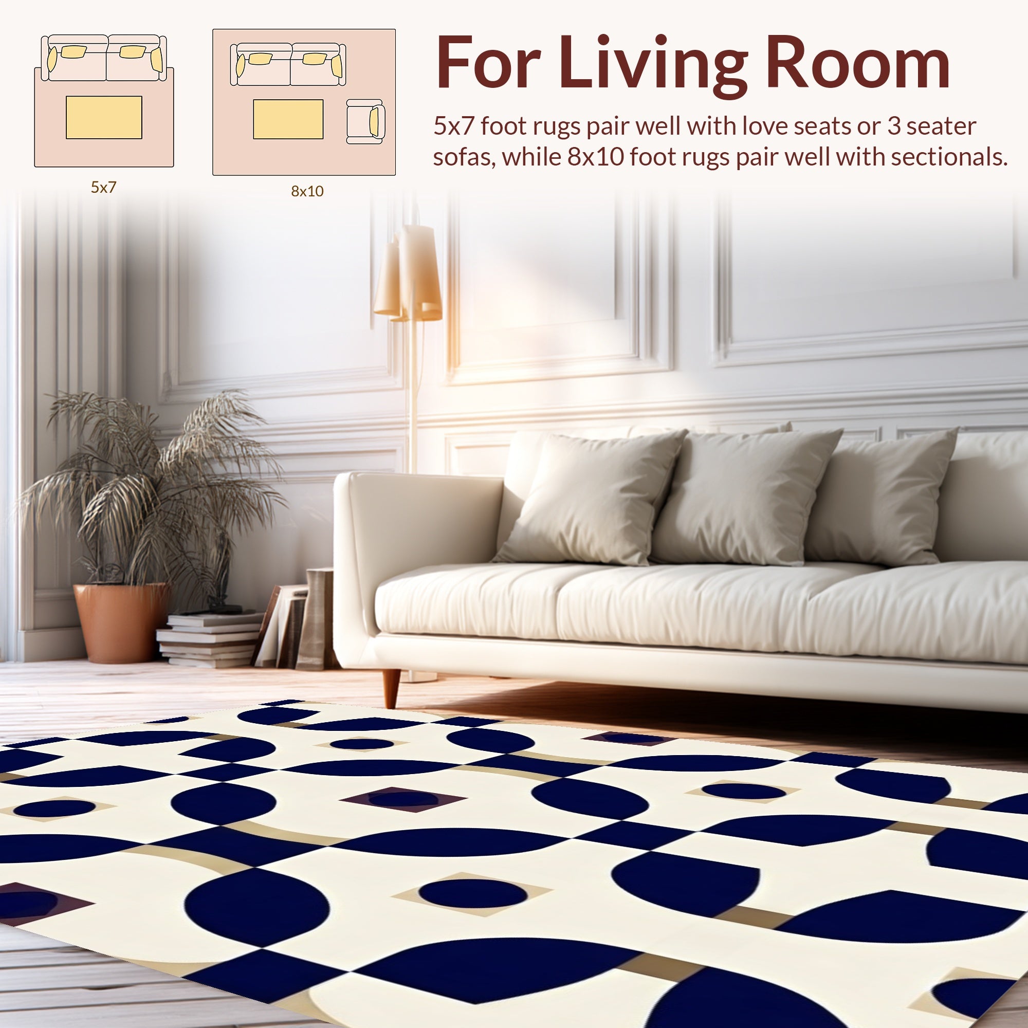 Abstract Geometric Pattern Rug